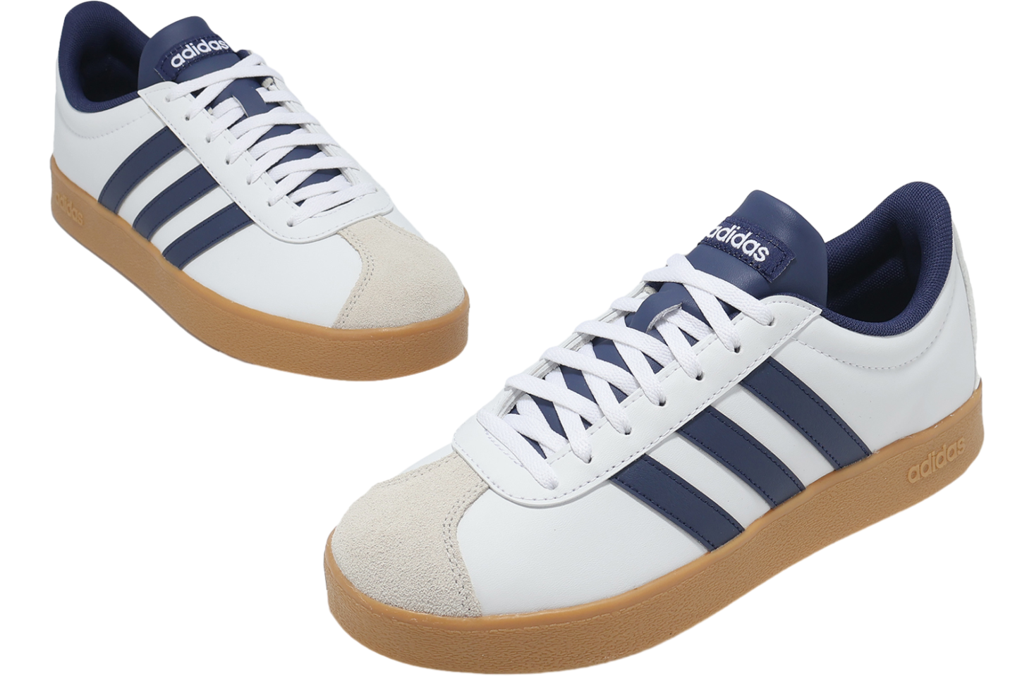 Adidas Vl Court Base Cloud White / Dark Blue