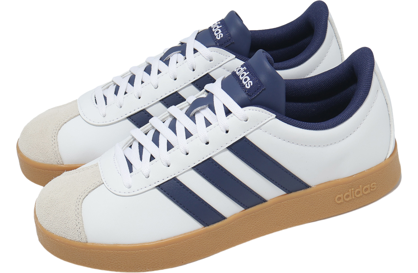 Adidas Vl Court Base Cloud White / Dark Blue
