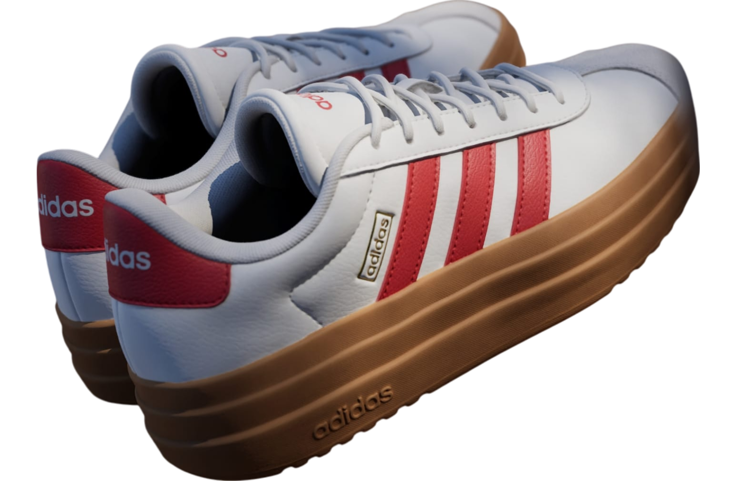 Adidas VL Court Bold Core White / Better Scarlet - Dec 2024