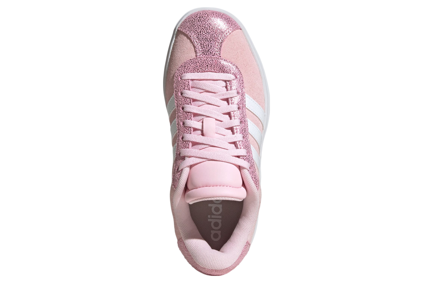 Adidas Vl Court Bold Gs Clear Pink / Cloud White