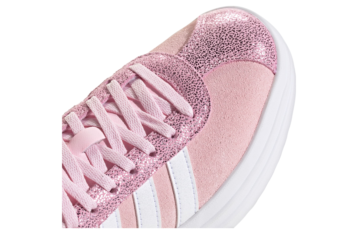 Adidas Vl Court Bold Gs Clear Pink / Cloud White