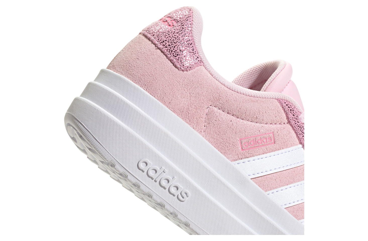 Adidas Vl Court Bold Gs Clear Pink / Cloud White