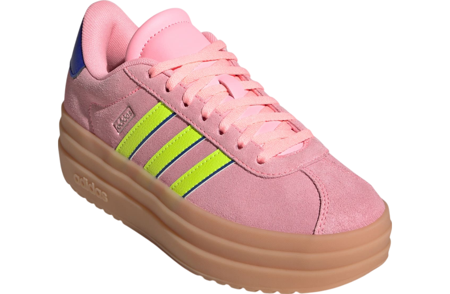 Adidas VL Court Bold GS Pink Spark / Lucid Lemon