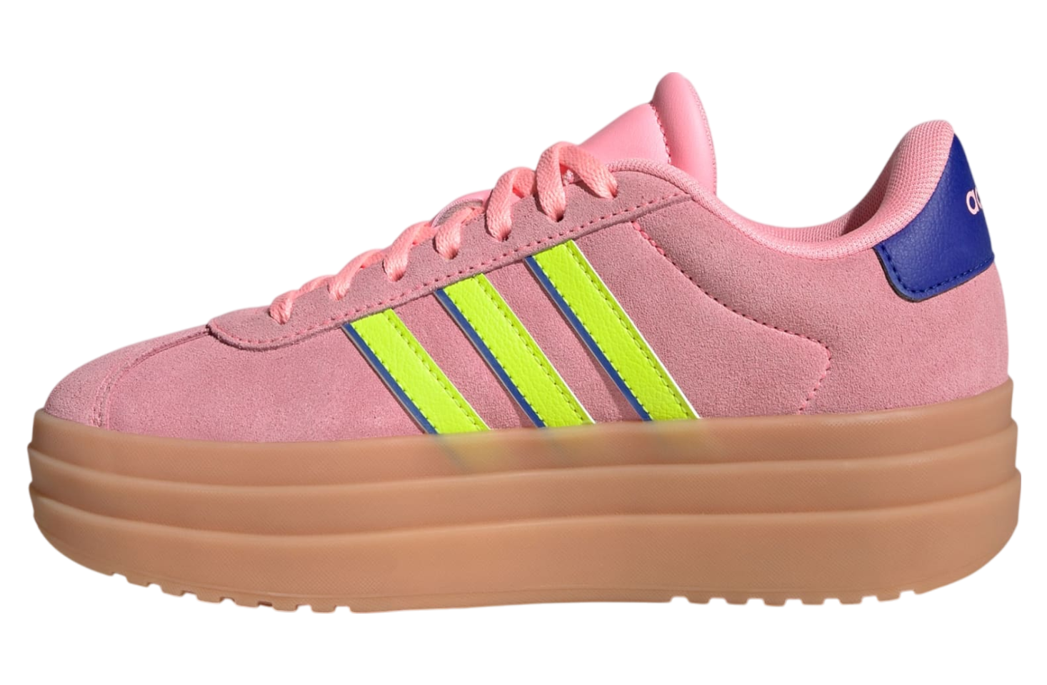 Adidas VL Court Bold GS Pink Spark / Lucid Lemon