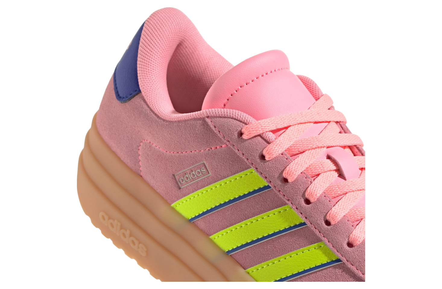 Adidas VL Court Bold GS Pink Spark / Lucid Lemon