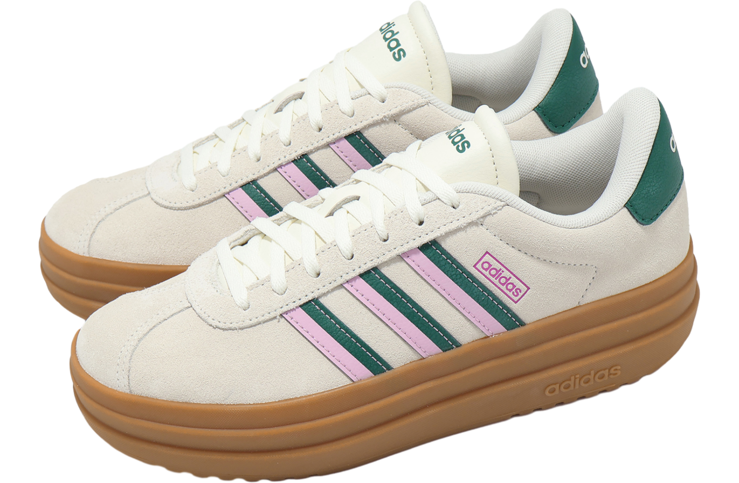 Adidas VL Court Bold WMNS Off White / Collegiate Green