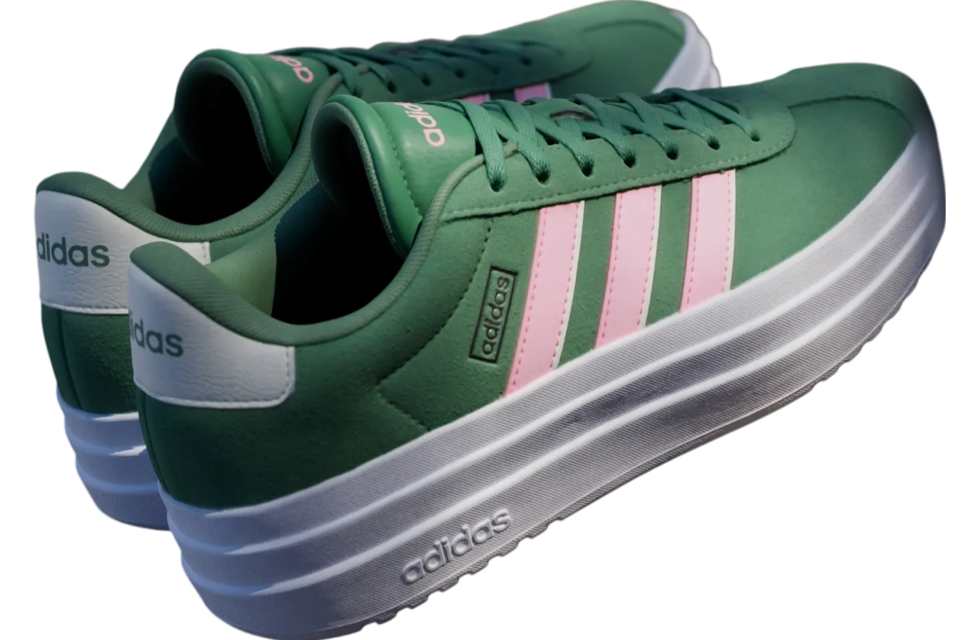 Adidas VL Court Bold WMNS Preloved Green / Pink Spark