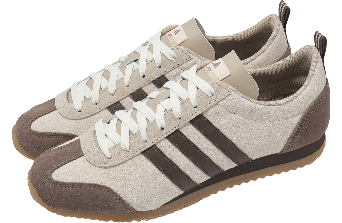 スニーカー adidas VS JOG 2.0 Brown UNISEX Adidas VS JOG 2.0 Anti-Slip Wear-Resistant Low-Top Running