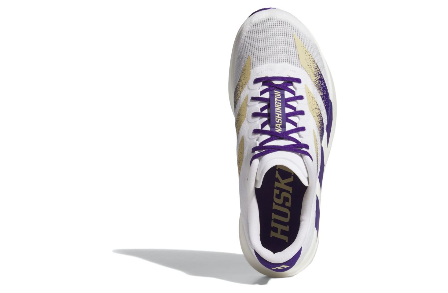 Adidas Washington Huskies Adizero Evo SL Cloud White / Team College Purple