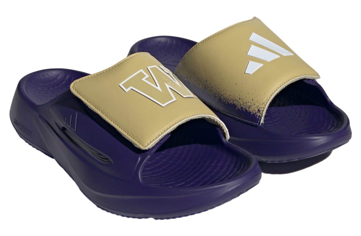 Adidas Washington Huskies Lightblaze Slide Team College Purple / Cloud White