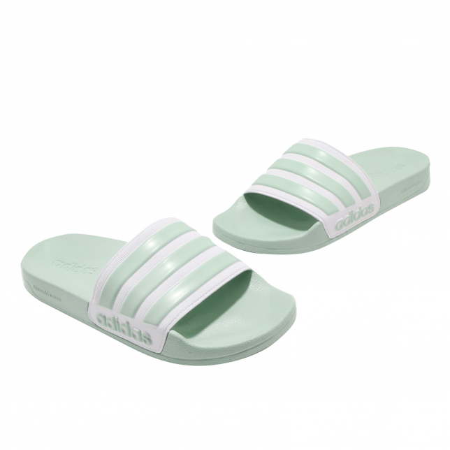 adidas WMNS Adilette Shower Green Tint Cloud White EG1885