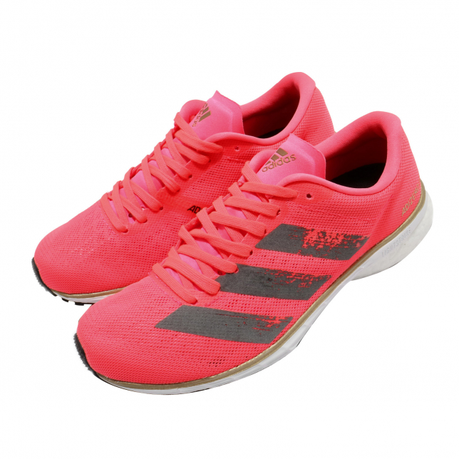 adidas WMNS Adizero Adios 5 Signal Pink Core Black - Jul 2020 - EG4669