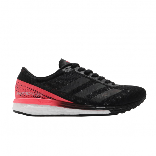 adidas WMNS Adizero Boston 9 Core Black Signal Pink EG4656