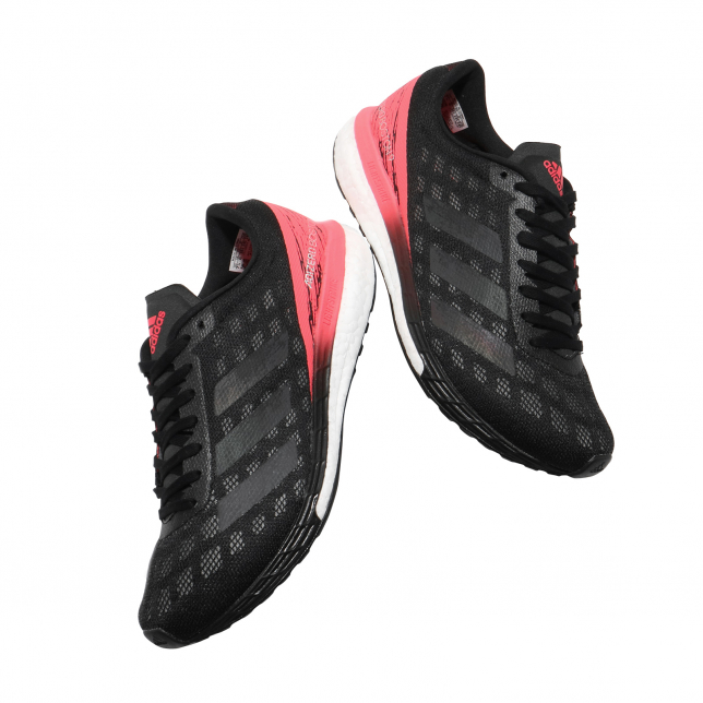 adidas WMNS Adizero Boston 9 Core Black Signal Pink EG4656