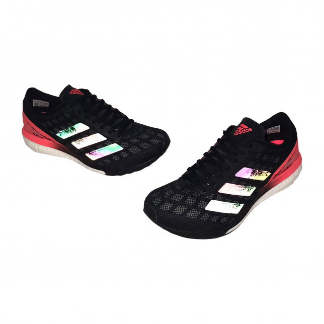 adidas WMNS Adizero Boston 9 Core Black Signal Pink EG4656