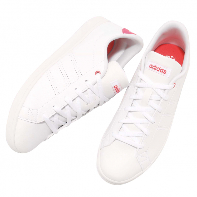 adidas WMNS Advantage Clean QT Footwear White Shock Red DB1844