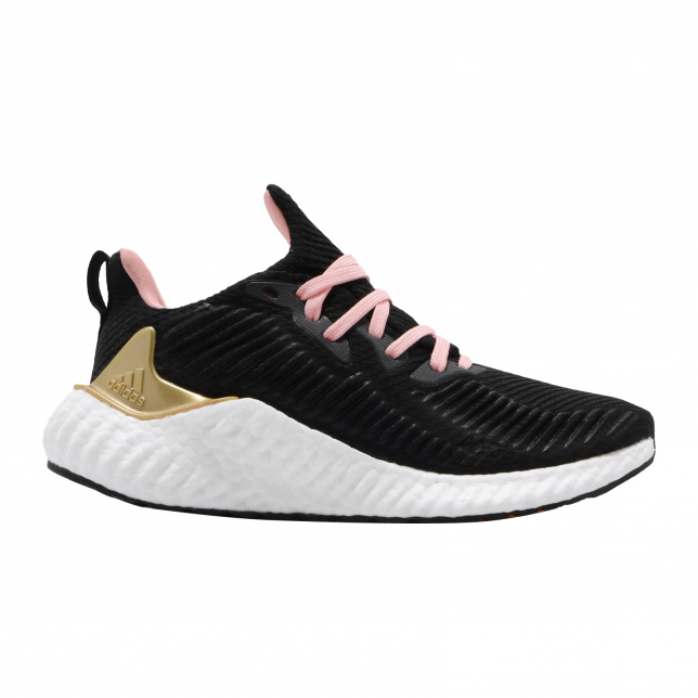 adidas WMNS AlphaBoost Core Black Gold Metallic