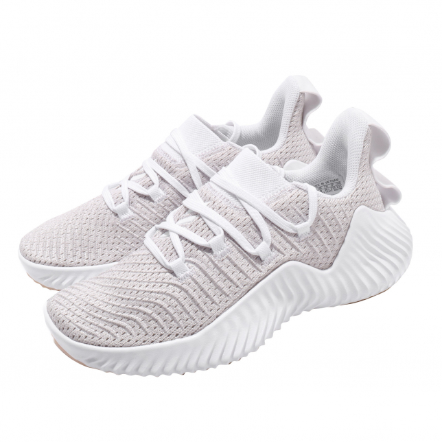 Adidas alphabounce store trainer white