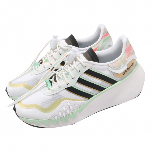 adidas WMNS Choigo Cloud White Core Black Frozen Green