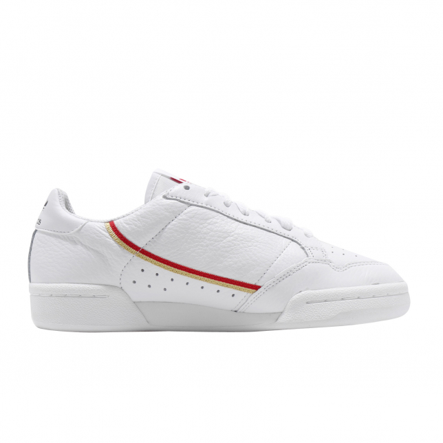 adidas WMNS Continental 80 Footwear White Active Red Gold Metallic EF1478