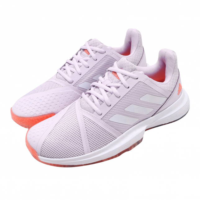 adidas WMNS CourtJam Bounce Signal coral Purple Tint EF2764 ...