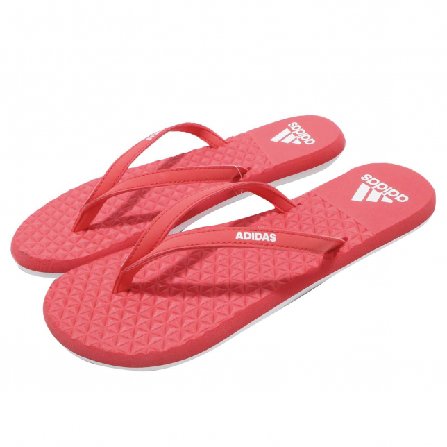 adidas WMNS Eezay Flip Flop Real Coral Cloud White