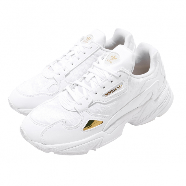 adidas WMNS Falcon Footwear White Gold Metallic EG5161
