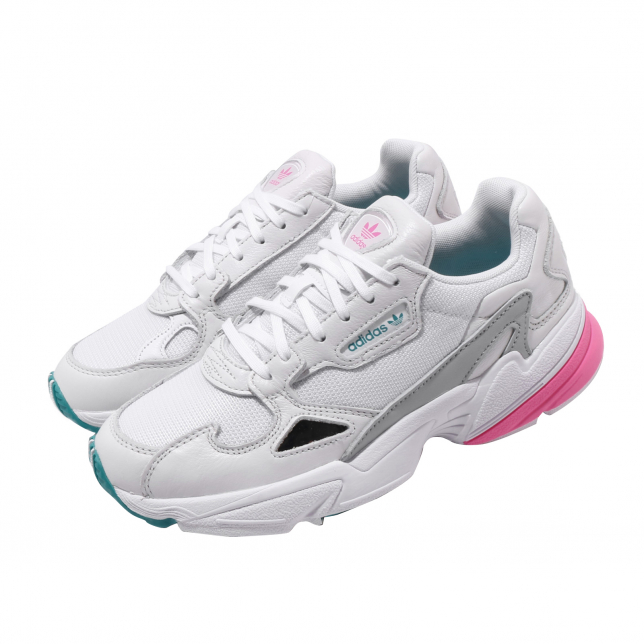 adidas WMNS Falcon Footwear White Solar Pink Silver Metallic EG5794 ...