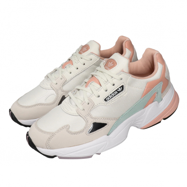 adidas WMNS Falcon Running White Raw White Trace Pink EE4149 ...