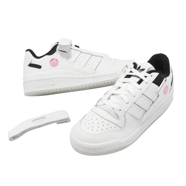 adidas WMNS Forum Low Footwear White Black Pink HQ1932