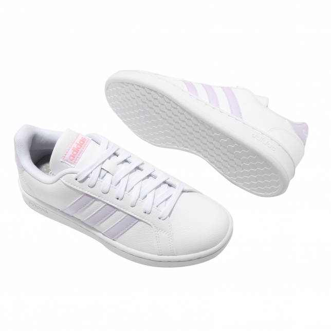 adidas WMNS Grand Court White Purple