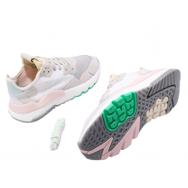 adidas WMNS Nite Jogger White Clean Mint Ice Pink