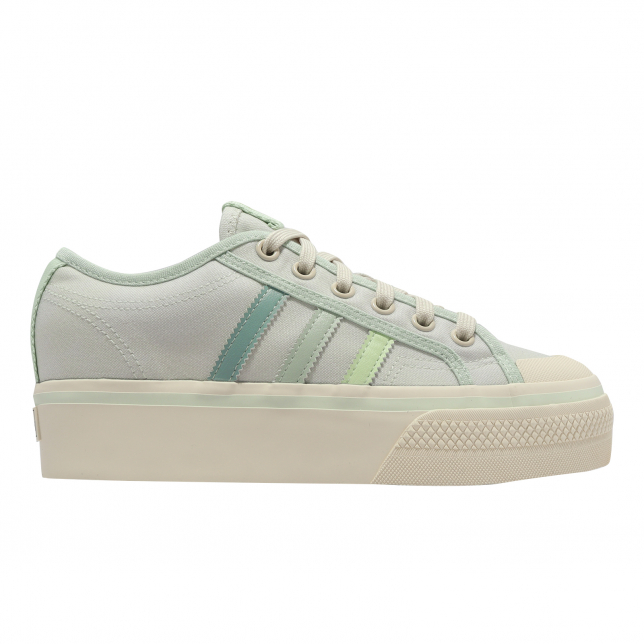 adidas WMNS Nizza Platform Cream White Almost Lime