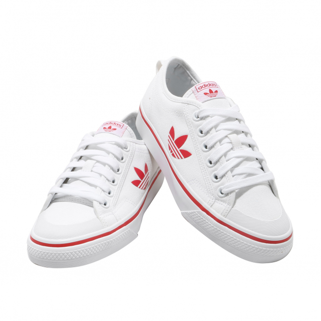 adidas WMNS Nizza Trefoil Footwear White Red