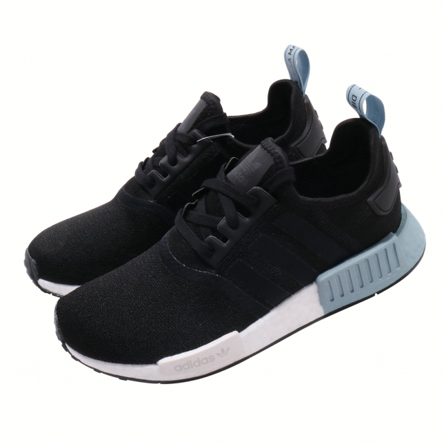 adidas nmd womens black and blue