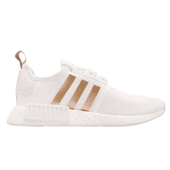 nmd r1 gold and white