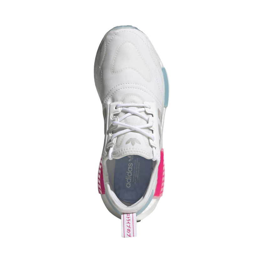 adidas WMNS NMD R1 White Halo Blue Shock Pink - Jul 2021 - GZ9282