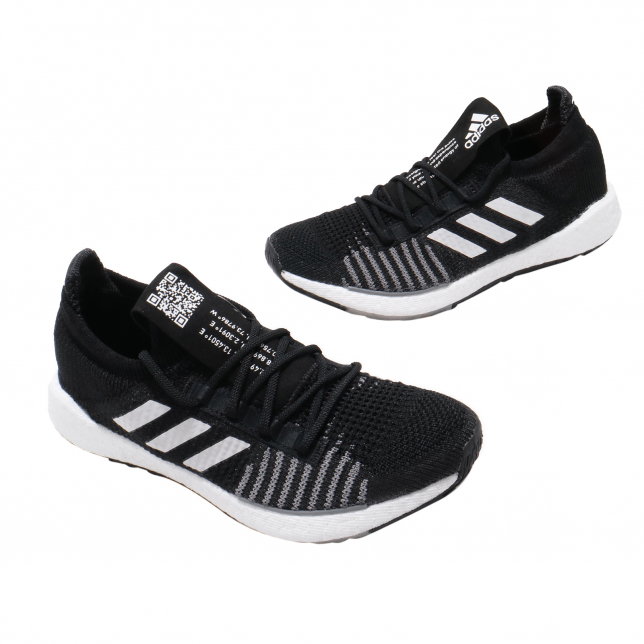 adidas WMNS PulseBoost HD Core Black Cloud White Grey Three