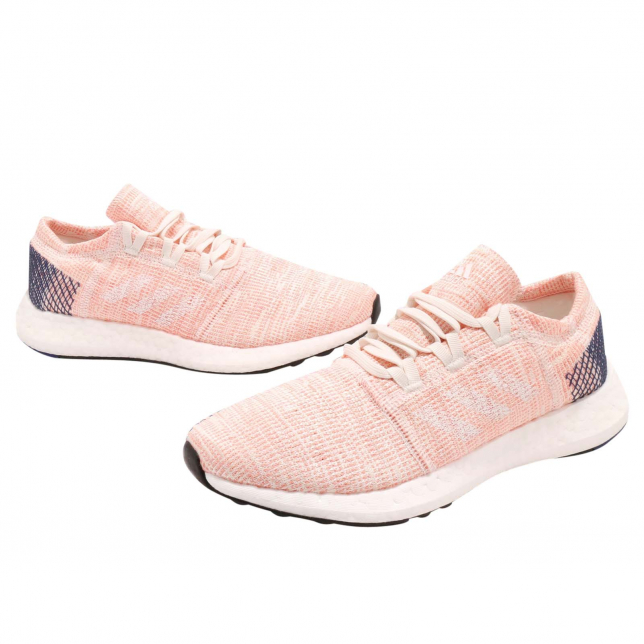 adidas WMNS PureBoost Go Running White Pink B75666