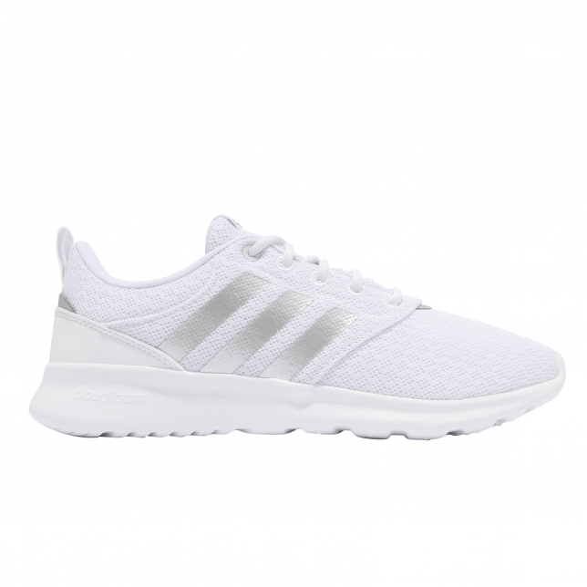 adidas WMNS QT Racer 2.0 Cloud White Silver Metallic