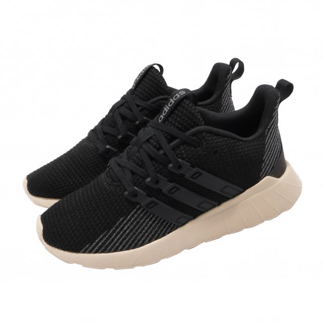adidas WMNS Questar Flow Black Beige Grey