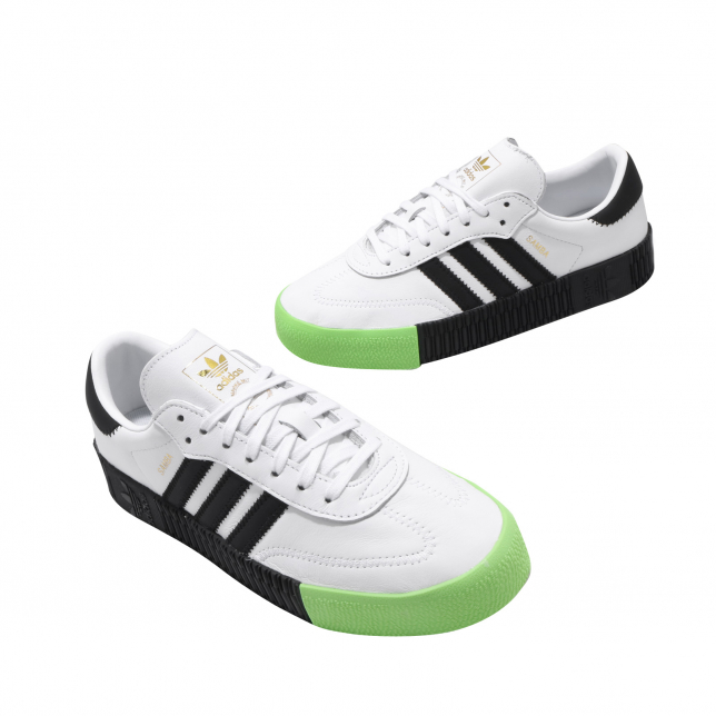 adidas WMNS Sambarose Footwear White Signal Green - Jan 2020 - EF4967