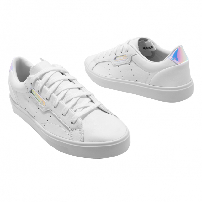 adidas WMNS Sleek Footwear White Crystal White Core Black EG2685