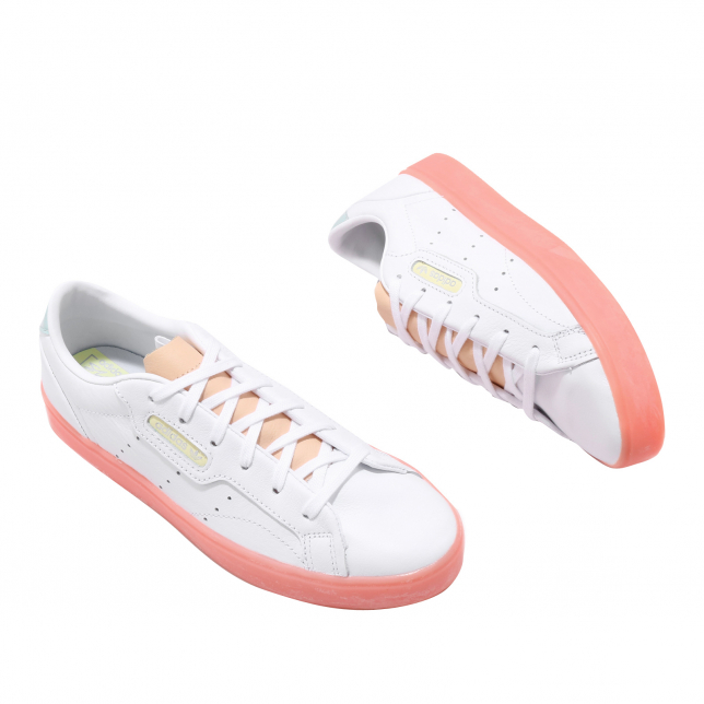 adidas WMNS Sleek Footwear White Signal Coral