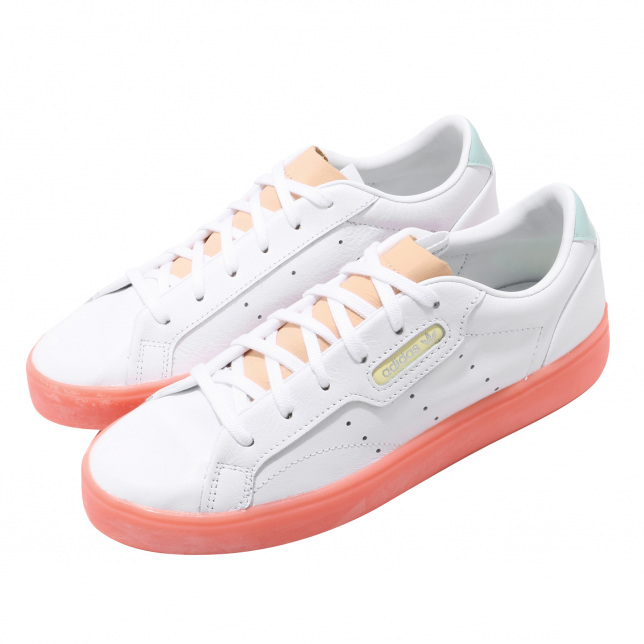 adidas WMNS Sleek Footwear White Signal Coral