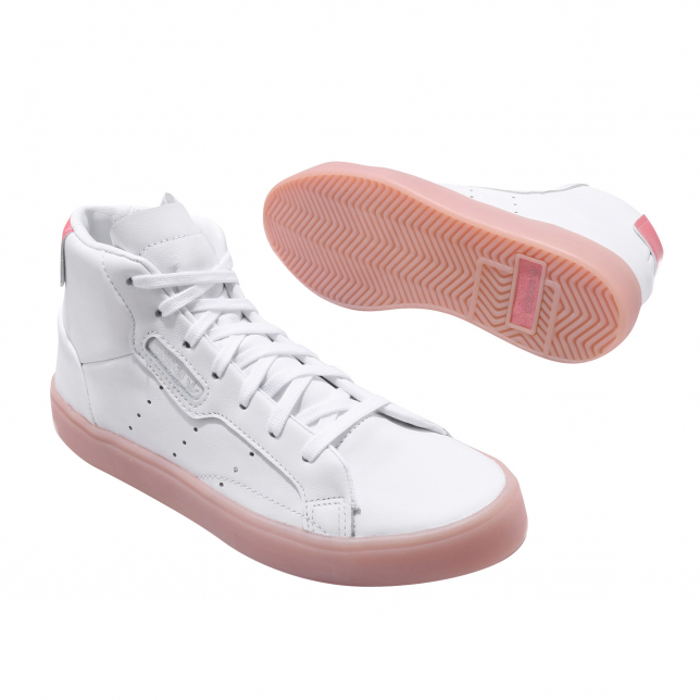 adidas WMNS Sleek Mid Footwear White Glow Pink - Feb 2020 - FW5415