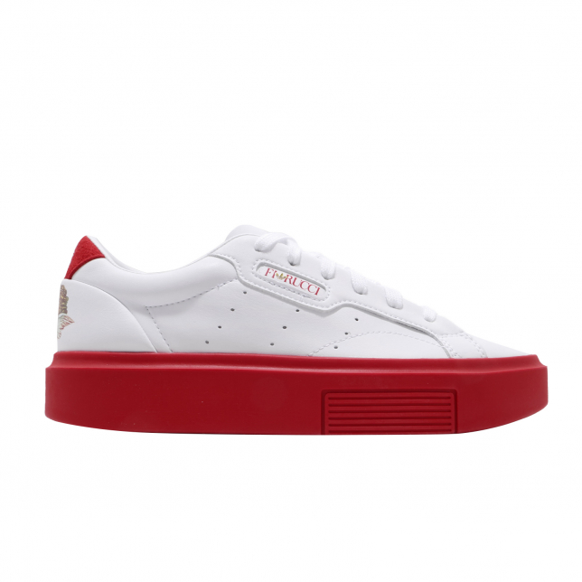 adidas WMNS Sleek Super Footwear White Red - Oct 2019 - EE4719