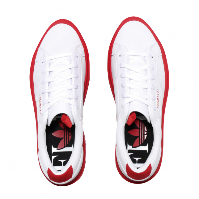 adidas WMNS Sleek Super Footwear White Red - Oct 2019 - EE4719