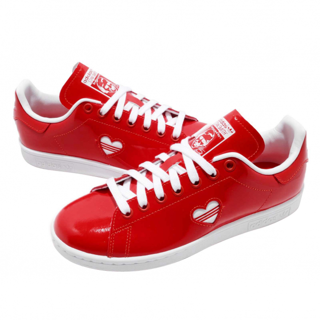 adidas WMNS Stan Smith Active Red Footwear White G28136