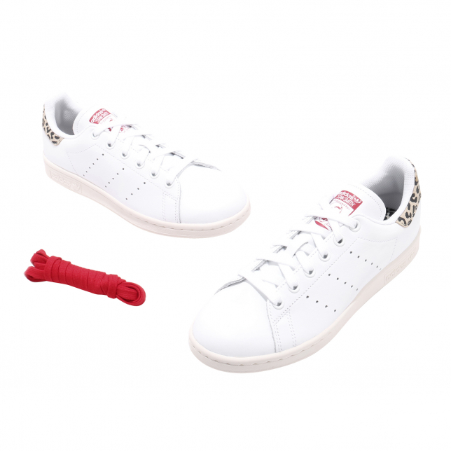 adidas WMNS Stan Smith Cloud White Scarlet Chalk White